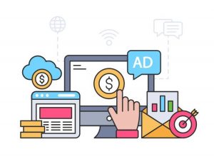 pay-per-click advertising icons