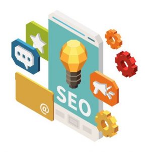 SEO and digital marketing icons